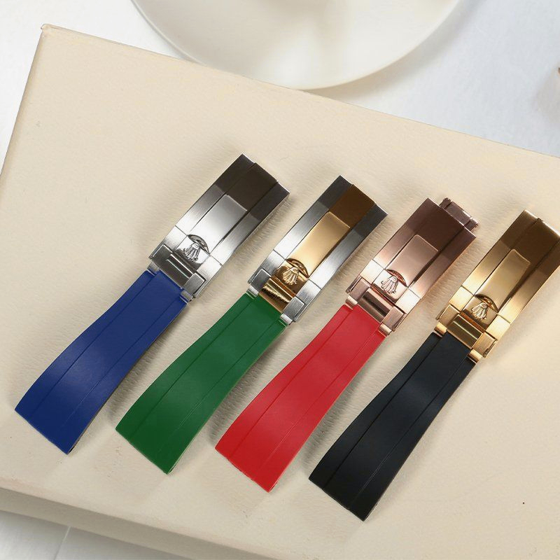 สายนาฬิกาข้อมือ สายยาง ขนาด 20 มม. สําหรับ rolex Oyster Perpetual
