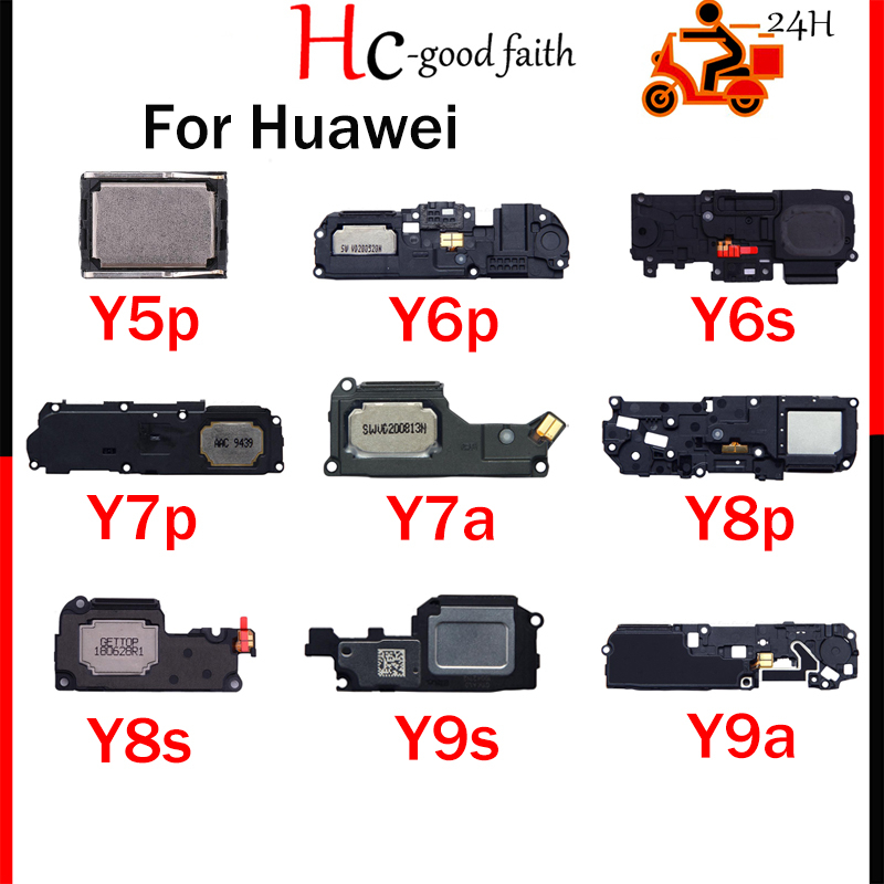 อะไหล่โมดูลบัซเซอร์ลําโพง สายเคเบิ้ลอ่อน แบบเปลี่ยน สําหรับ Huawei Y5p Y6p Y6s Y7p Y7a Y8p Y8s Y9s Y9a