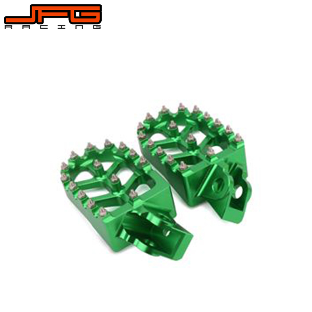 JFG RACING ที่พักเท้า สําหรับ KX65 KX80 KX85 KX100 KX112 RM65 RM100 KLX140 KLX140L KLX140G CNC