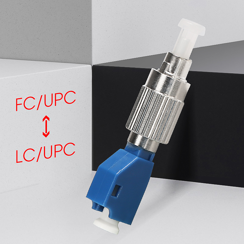 FC-LC LC-FC ไฟเบอร์ออปติกอะแดปเตอร์มิเตอร์ไฟฟ้าออปติคอลอะแดปเตอร์หน้าแปลน Coupler Visual Fault Locat