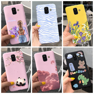 เคสซิลิโคนนิ่ม ลายการ์ตูน สําหรับ Samsung Galaxy A6 2018 A6 Plus A605F SamsungA6+ A 6 2018 A600F