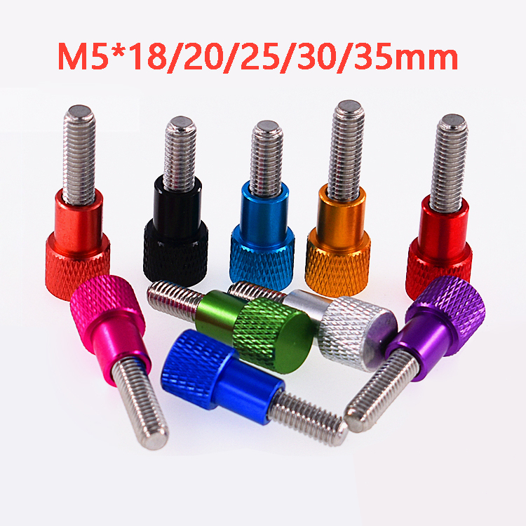 ก้านสกรูนิ้วหัวแม่มือ สเตนเลส อลูมิเนียมอัลลอย 12 มม. M5*18 20 25 30 35