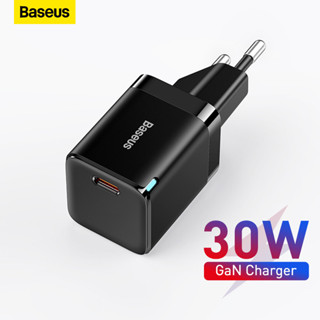 Baseus GaN5 อุปกรณ์ชาร์จเร็ว USB Type C 30W PD USB C PD3.0 QC3.0 PPS สําหรับ iPhone 14 13 12 11 Pro Max