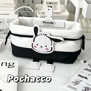 กระเป๋าดินสอ กระเป๋าเครื่องเขียน ผ้าแคนวาส ลายการ์ตูน Pochacco น่ารัก จุของได้เยอะ สําหรับนักเรียน