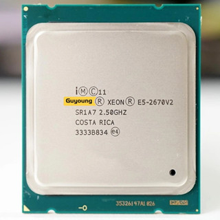 Yzx Xeon Serv แกนโปรเซสเซอร์เวอร์ E5 2670 V2 E5-2670 V2 CPU E5 2670V2 2.5 LGA 2011 SR1A7