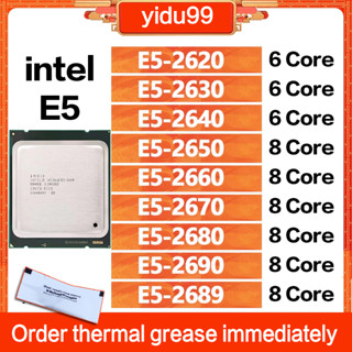 หน่วยประมวลผล Intel Xeon E5-2620 2630 2640 2650 2660 2670 2680 2690 2690 2689 CPU x79 2011 Pin