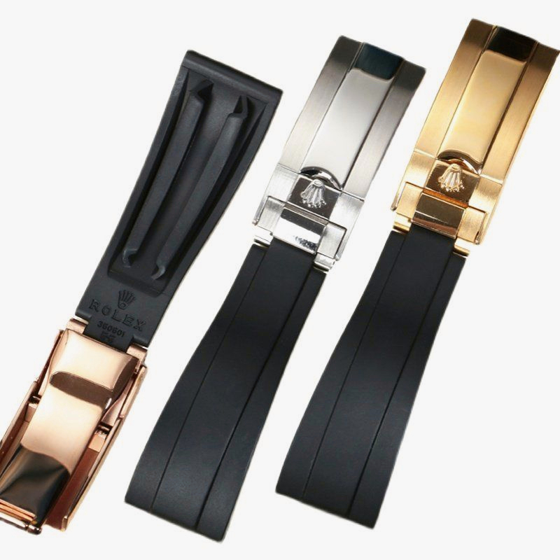 สายนาฬิกาข้อมือ สายยาง ขนาด 20 มม. สําหรับ rolex Oyster Perpetual