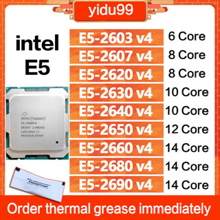 Cpu สําหรับ Intel Zhiqiang E5 2603V4 2607 2660v4 2690v4 2680V4 2630 2620v4 2609 2603 2640v4 2650v4 2660v4