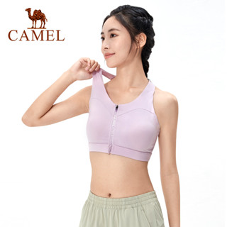 Camel ชุดชั้นใน สปอร์ตบรา แห้งเร็ว กันกระแทก ใส่ออกกําลังกาย โยคะ สําหรับผู้หญิง