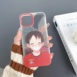 เคสโทรศัพท์มือถือ แบบนิ่ม ลายการ์ตูนอนิเมะ Zoro Luffy กันกระแทก สําหรับ iPhone14promax 14 13 12 11 pro promax