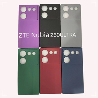 เคสโทรศัพท์มือถือแบบนิ่ม ผิวด้าน บางมาก สีพื้น เรียบง่าย สําหรับ ZTE Nubia Z50 Ultra