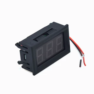 Dc 5V-120V 2 สาย 0.56 นิ้ว LED โวลต์มิเตอร์ วัดแรงดันไฟฟ้า ดิจิตอล เครื่องตรวจจับโวลต์