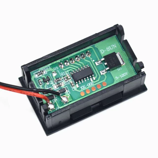 Dc 5V-120V 2 สาย 0.56 นิ้ว LED โวลต์มิเตอร์ วัดแรงดันไฟฟ้า ดิจิตอล เครื่องตรวจจับโวลต์