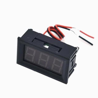 Dc 5V-120V 2 สาย 0.56 นิ้ว LED โวลต์มิเตอร์ วัดแรงดันไฟฟ้า ดิจิตอล เครื่องตรวจจับโวลต์