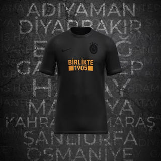 【Fans Issue Kit 】เสื้อกีฬาแขนสั้น ลายทีมชาติฟุตบอล Galatasaray Birlikte 1905 23/24 ไซซ์ S-4XL|จัดส่งที่รวดเร็ว