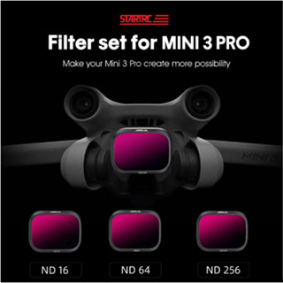 ชุดฟิลเตอร์เลนส์กล้อง ND16 ND64 ND256 ND ไล่โทนสี สําหรับโดรน DJI Mini 3 Pro DJI Mini 3