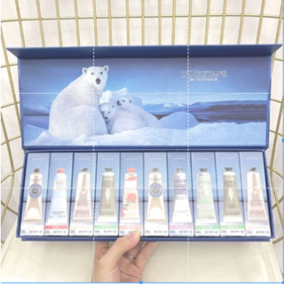 LOccitane Polar Bear Hand Cream Limited 10 Piece Set 30ml*10 Shea Cherry Rose