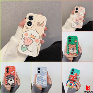 เคส OPPO RENO 8T 5G RENO 8 5G เคสโทรศัพท์รูปแบบใหม่ คลื่นน้ำ การป้องกันเลนส์ กันน้ำ ป้องกันการตก KLQSBW