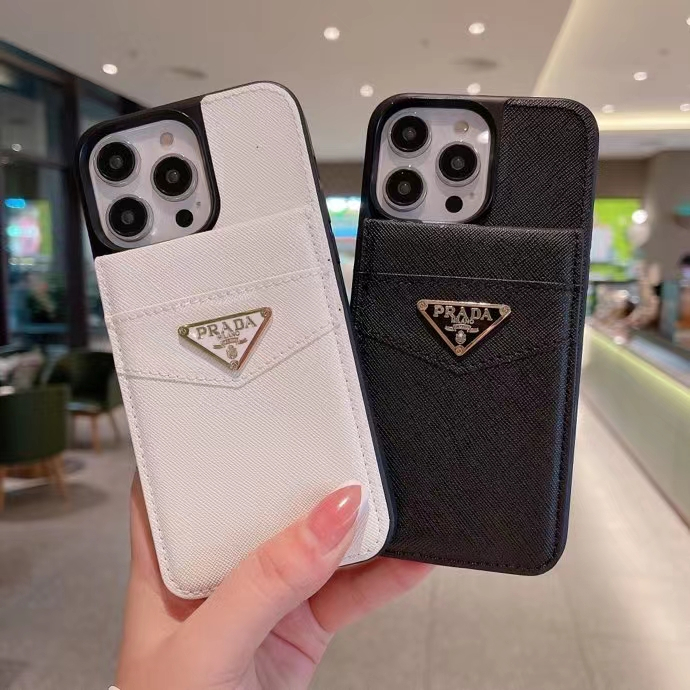 สปอตสินค้าโภคภัณฑ์.แบรนด์หรู Prd.Cross หนังทอบรรเทา.กระเป๋าใส่บัตรแบบฝาพับ.ที่ใส่บัตร.บรรจุเต็มกันลื่นและป้องกันการตก.เคส iphone.สําหรับ iphone16 proMax.15 plus.14 pro.13.12.11.8p / 7 plus.x xs Max xr