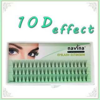 Navina ขนตาปลอม 3d 10d 10 รูท สําหรับแต่งหน้า