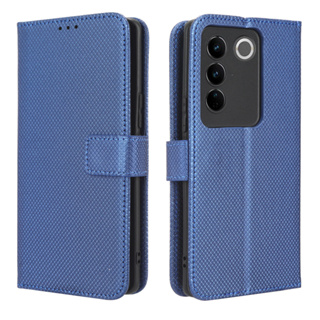 Vivo V27 5G เคส PU Leather Case เคสโทรศัพท์ Stand Wallet VivoV27 เคสมือถือ Cover