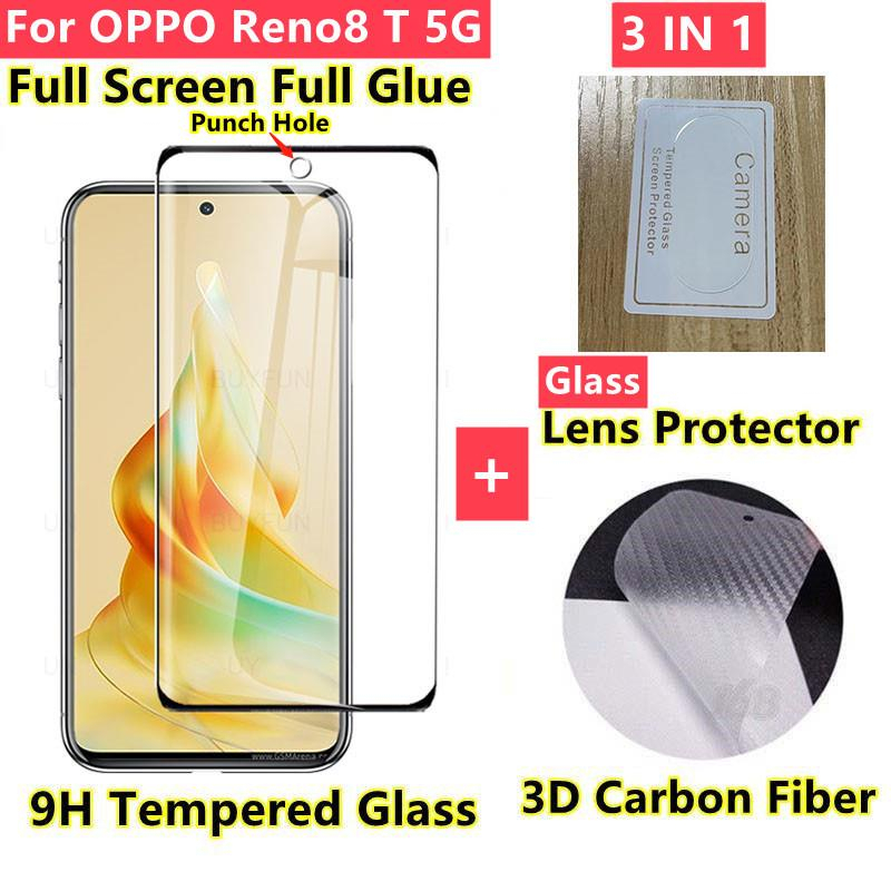 ฟิล์มกระจก OPPO Reno 8T 7Z 8Z 5G ฟิล์ม OPPO Reno8 Reno7 Reno6 Z Reno7 Pro 5G ฟิล์มกันมอง ฟิล์มด้าน ฟิล์มกล้อง ปกป้องหน้าจอ OPPO Reno 7Z 5G แบบเต็มหน้าจอ Matte Privacy Glass 3 In 1 คาร์บอนไฟเบอร์ฟิล์มด้านหลัง