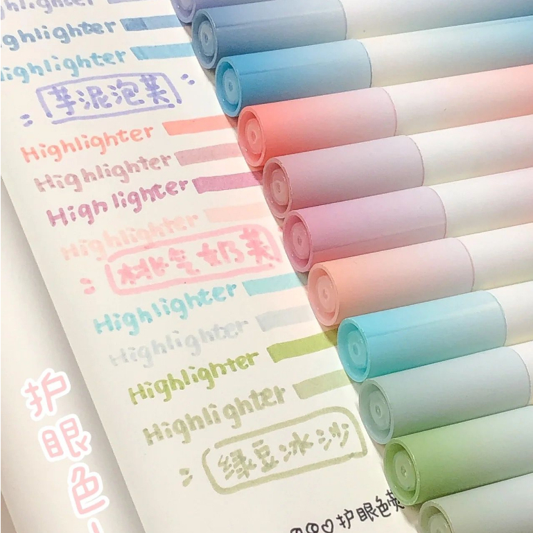 Ohaya jiwushe ปากกามาร์กเกอร์ ไฮไลท์ เครื่องเขียน D314