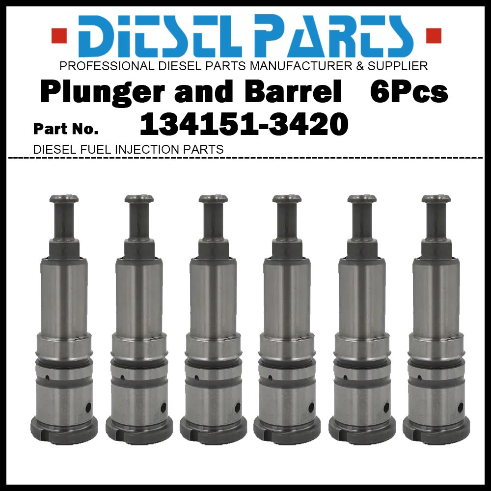 ชุดลูกสูบและถัง 6 ชิ้น P114 134151-3420 สําหรับ ISUZU Giga 6RB1-MTC 6RB1-TC-*&-
