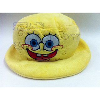 หมวกผ้ากํามะหยี่ขนนิ่ม ลายการ์ตูน Spongebob น่ารัก ให้ความอบอุ่น เหมาะกับของขวัญวันหยุดฤดูหนาว สําหรับผู้หญิง