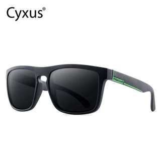 Cyxus แว่นกันแดดเลนส์โพลาไรซ์ ป้องกันรังสียูวี เหมาะสำหรับกีฬากลางแจ้งน้ำหนักเบาและสวมใส่สบาย 1058
