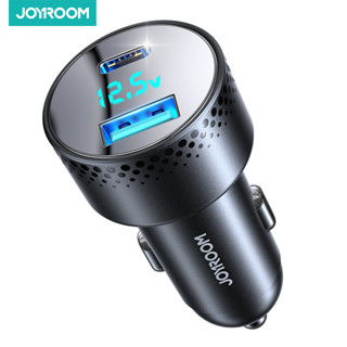 Joyroom 2-in-1 อะแดปเตอร์ชาร์จในรถยนต์ 70W PD 35W QC3.0 18W PPS 25W ชาร์จเร็วมาก LED USB C สําหรับ iPhone iPad Samsung