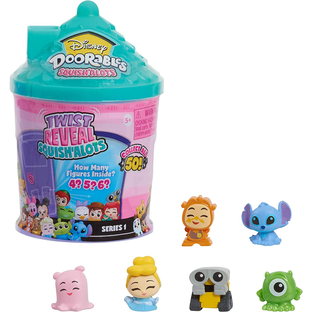 Disney Doorables Squish’Alots Series 1, Collectible Blind Bag Figures in Capsule by Just Play ตุ๊กตา