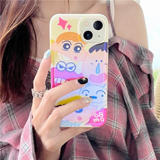 เคสโทรศัพท์มือถือ แบบนิ่ม ลายการ์ตูนชินจัง สําหรับ iPhone 11 12 13 14 PRO MAX iPhone14 iPhone14Pro