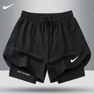 ใหม่ กางเกงขาสั้น ทรงหลวม แห้งเร็ว เหมาะกับการวิ่งมาราธอน ฟิ…