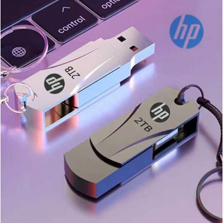 Hp USB 2.0 โลหะ 2TB หมุนได้ ความเร็วสูง แฟลชไดรฟ์ สติ๊กไดรฟ์ Pendrive สําหรับ Android สมาร์ทโฟน / โน้ตบุ๊ก / PC