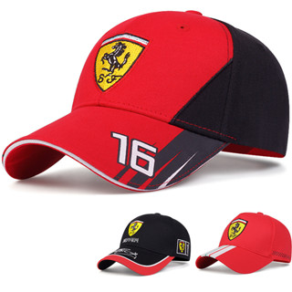 Ferrari หมวกเบสบอล หมวกแข่งรถ กลางแจ้ง