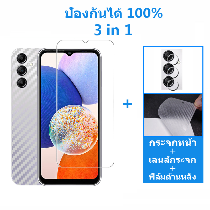 ฟิล์มกระจก Samsung A14 5G กระจกนิรภัย Samsung A54 A34 A04 A13 A53 A02 A52s A71 S21 S20 FE 5G ฟิล์มแก้ว