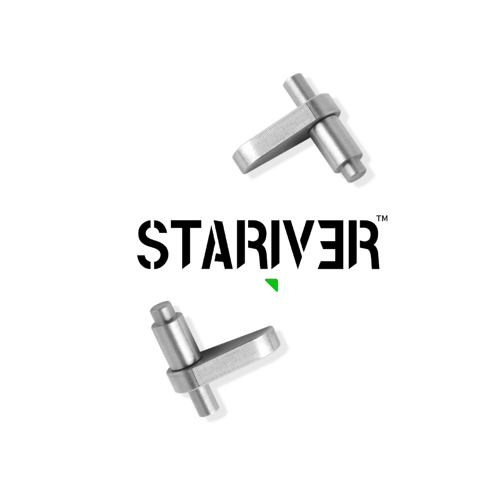 Stariver เกียร์รถจักรยานยนต์เหล็กป้องกันการล็อค-สีเงิน