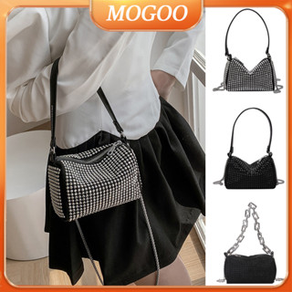 🔹MOGOO🔸กระเป๋าสะพายข้าง กระเป๋าถือ กระเป๋าเพชร กระเป๋าสายฝอน่ารักมาก