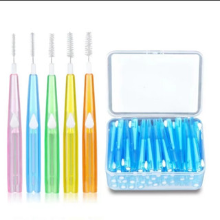 [cleanpik] 30X Orthodontic interdental brush Slim Soft Push-Pull Interdental Cleaning Brush Oral Care Tool Oral Hygiene