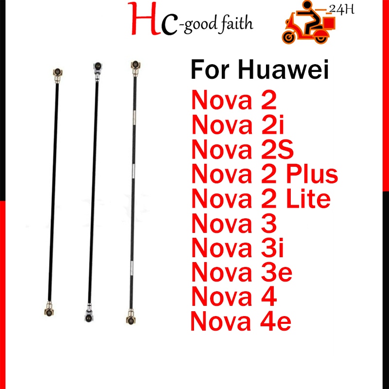 อะไหล่เสาอากาศสัญญาณ Wifi สายเคเบิลอ่อน แบบเปลี่ยน สําหรับ Huawei Nova 4 4e 3 3i 3e 2S 2i 2 Lite Plus