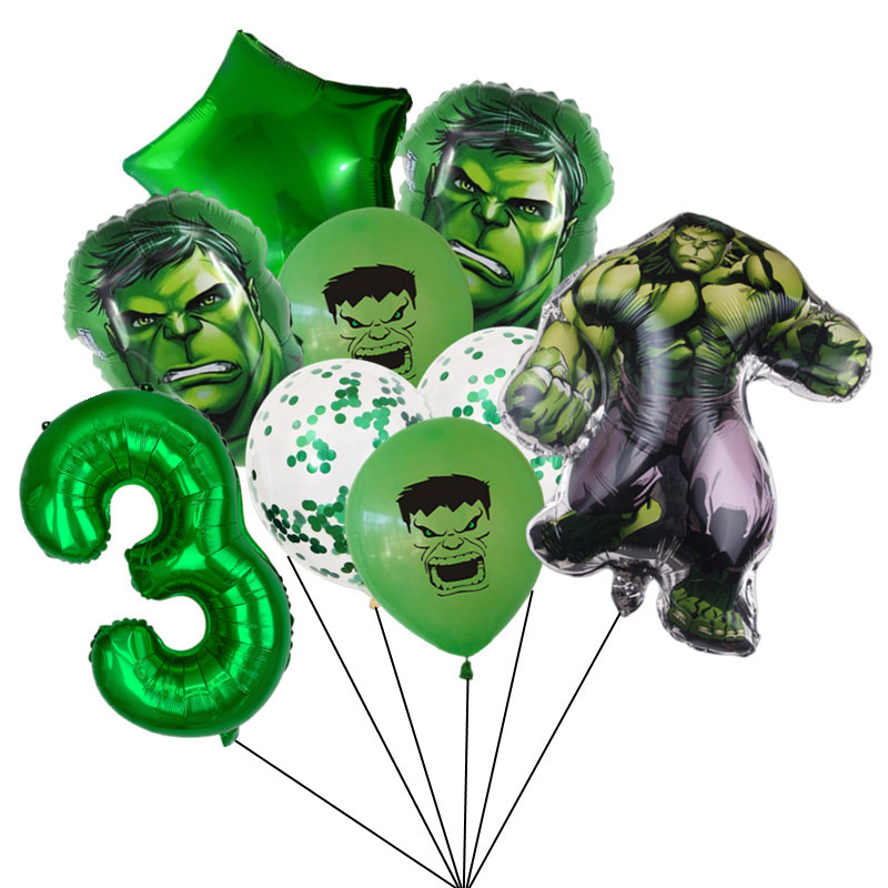 ลูกโป่งธีม Superhero Hulk ซูเปอร์ฮีโร่ รูปที่ 4