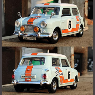 โมเดลรถยนต์ สเกล 1:18 MotorMax Mini Cooper 1961-1967