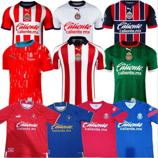 เสื้อยืด พิมพ์ลายฟุตบอล Chivas รุ่นพิเศษ สําหรับผู้ชาย ไซซ์ S - 2XL 22 23