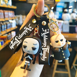 Coffeejoy พวงกุญแจรถยนต์ จี้การ์ตูน Adams Family ของเล่นสําหรับเด็ก