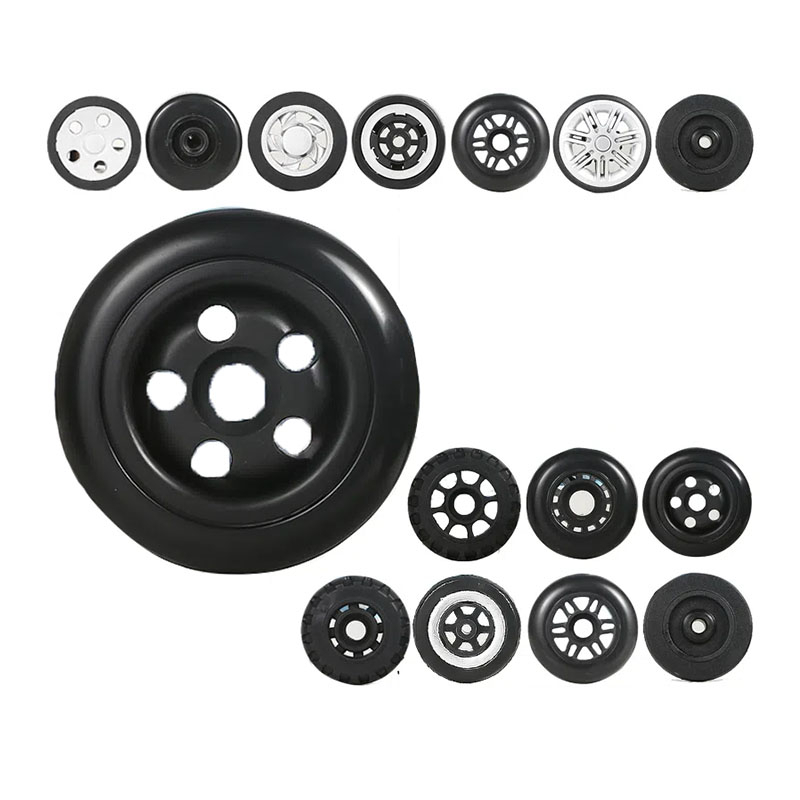 เดินทางลําต้นสากลล้อลูกกลิ้งเปลี่ยนส่วนกระเป๋าเดินทางรถเข็นกระเป๋าเดินทางเท้าเงียบอุปกรณ์ซ่อมแซม