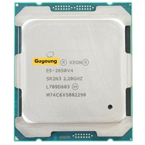 โปรเซสเซอร์ CPU YZX XEON E5-2650V4 E5 2650 V4 2650V4 12 CORE 2.20GHZ 30MB L3 CACHE LGA2011-3 TPD 105