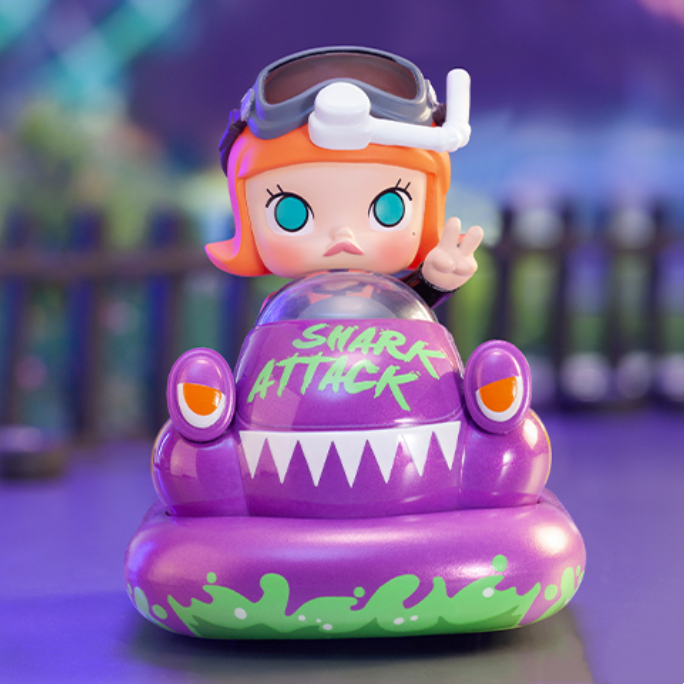 Optional Styles SKULLPANDA POPMART POPCAR Bumper Car Series Doll Garage Kit Blind box UNIO VIVICat CRYBABY SATYR RORY HACIPUPU PUCKY LABUBU SKULLPANDA DIMOO MOLLY