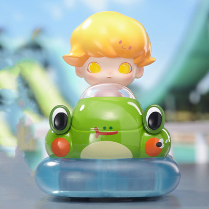 Optional Styles SKULLPANDA POPMART POPCAR Bumper Car Series Doll Garage Kit Blind box UNIO VIVICat CRYBABY SATYR RORY HACIPUPU PUCKY LABUBU SKULLPANDA DIMOO MOLLY
