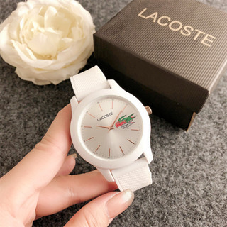 LACOSTE ☘️Cz☘️นาฬิกาข้อมืออะนาล็อก ลาคอสท์ ไม่มีกล่อง แฟชั่นสําหรับผู้ชาย และผู้หญิง w0140